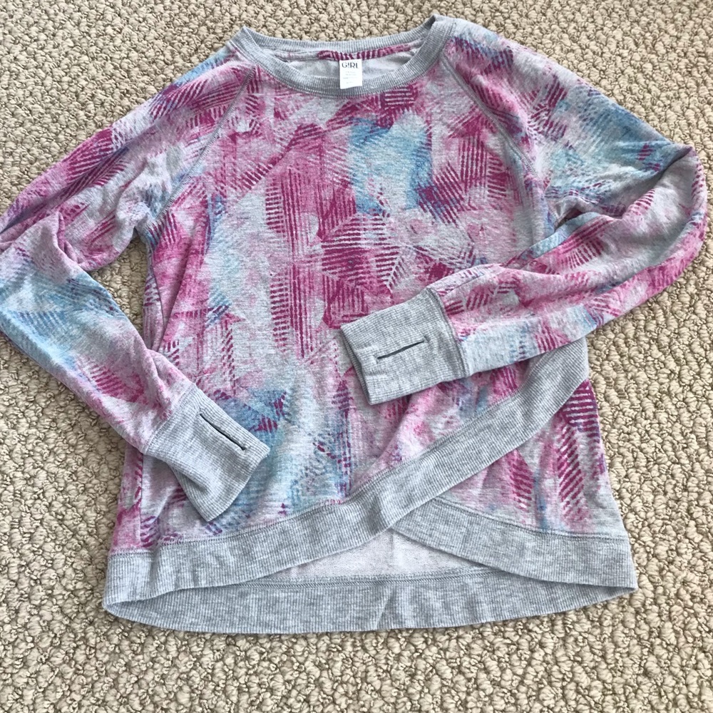 Athleta Girl Criss Cross Sweatshirt - size 8/10